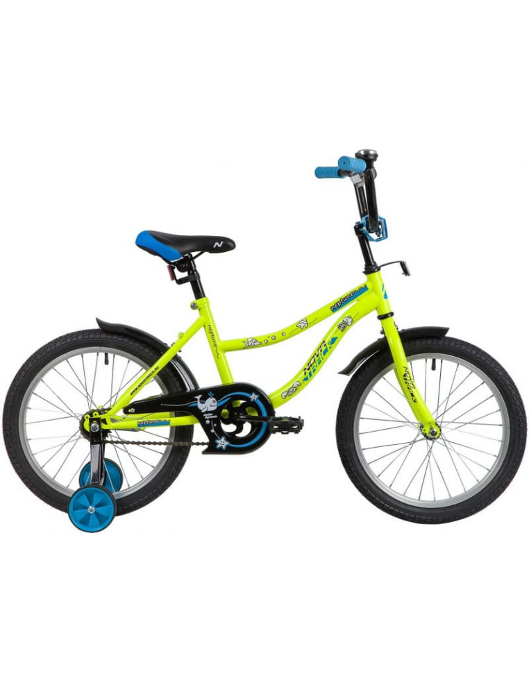 Велосипед 18" NOVATRACK NEPTUNE Салатовый 2200000015860 Детские велосипеды Novatrack 9 950 ₽