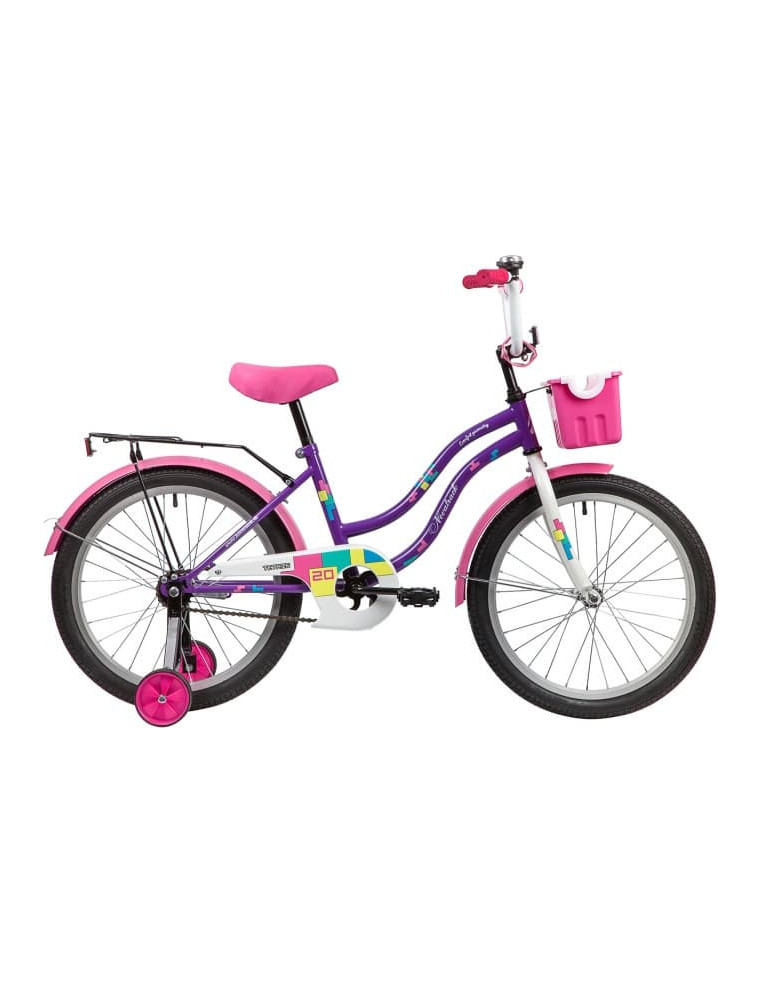 Велосипед 20" NOVATRACK TETRIS Фиолетовый 2200000015907 Детские велосипеды Novatrack 9 950 ₽