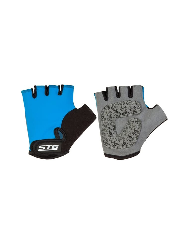 Перчатки вело STG детские синие M Х87905-М 4602010588811 Перчатки STG 350 ₽