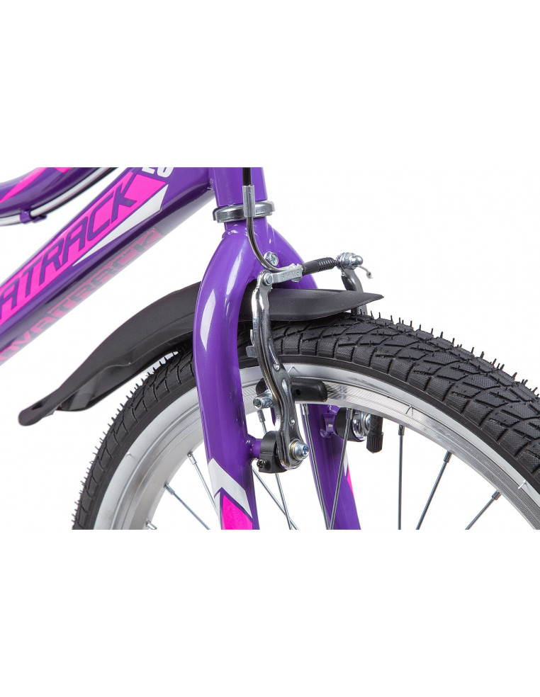 Велосипед 20" NOVATRACK ALICE 6 скоростей, Фиолетовый 2200000017772 Детские велосипеды Novatrack 11 450 ₽