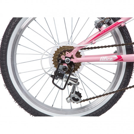 Велосипед 20" NOVATRACK ALICE 6 скоростей, Розовый 2200000017765 Детские велосипеды Novatrack 11 450 ₽