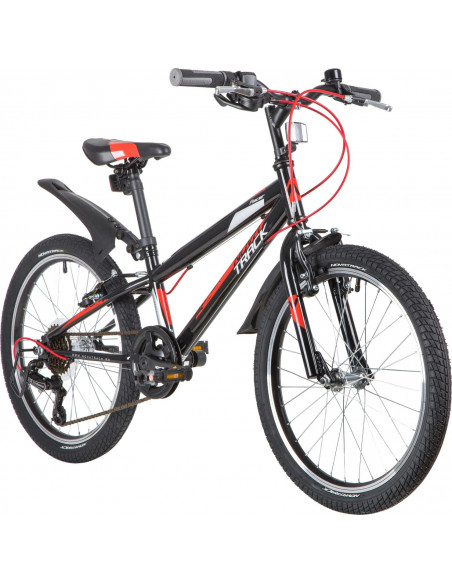 Велосипед 20" NOVATRACK RACER, 6 скоростей, Сталь Черный 2200000017789 Детские велосипеды Novatrack 17 950 ₽