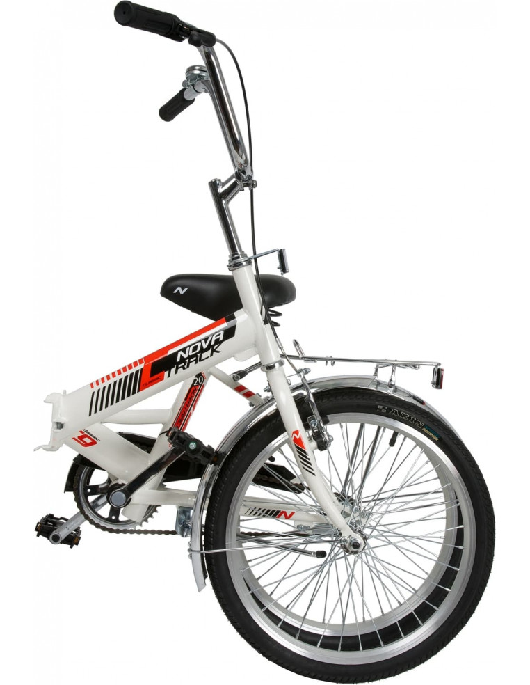 Велосипед 20" NOVATRACK Складной TG-20 V-brake Белый 2200000017963 Дорожные велосипеды Novatrack 13 380 ₽