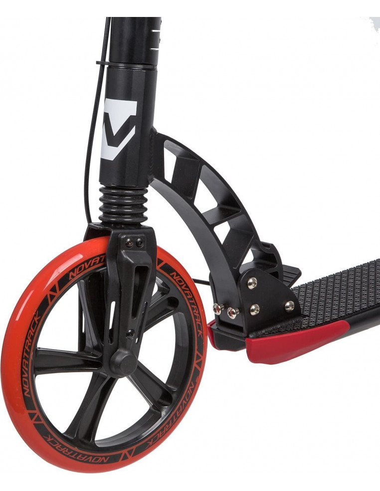 Самокат NOVATRACK DEFT PRO алюм., max 100кг, 250*200мм, 2 аморт., диск. тормоз, черный 2200000018076 Городские самокаты Novatrack 9 650 ₽
