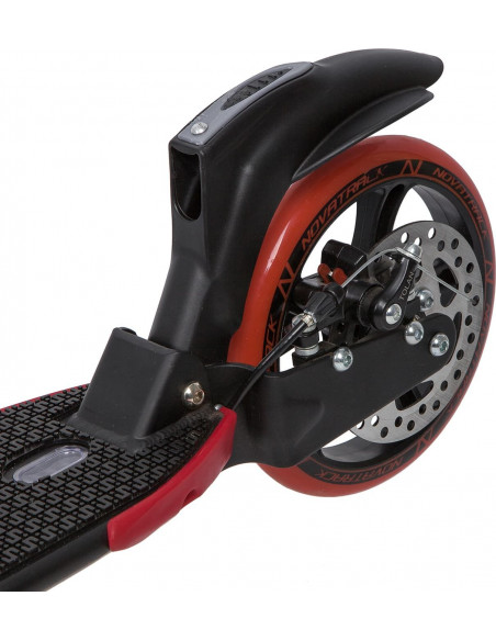 Самокат NOVATRACK DEFT PRO алюм., max 100кг, 250*200мм, 2 аморт., диск. тормоз, черный 2200000018076 Городские самокаты Novatrack 9 650 ₽