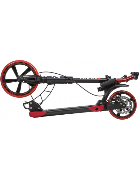 Самокат NOVATRACK DEFT PRO алюм., max 100кг, 250*200мм, 2 аморт., диск. тормоз, черный 2200000018076 Городские самокаты Novatrack 9 650 ₽