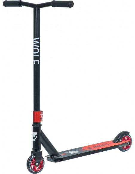 Самокат трюковый NOVATRACK WOLF EL, алюм. max 100кг, 100мм. Черно-красный 2200000017703 Трюковые самокаты Novatrack 5 990 ₽