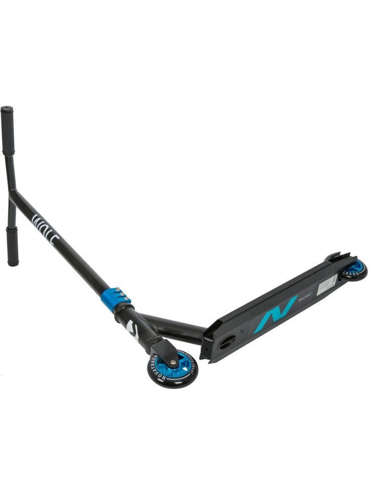 Самокат трюковый NOVATRACK WOLF EL, алюм. max 100кг, 100мм. Черно-синий 2200000017697 Трюковые самокаты Novatrack 6 990 ₽