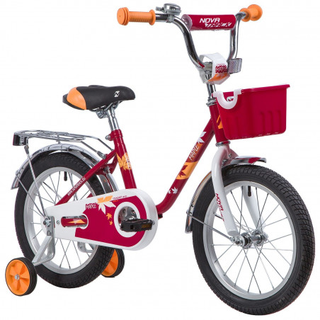 Велосипед 16" NOVATRACK MAPLE Красный 2200000018090 Детские велосипеды Novatrack 7 450 ₽