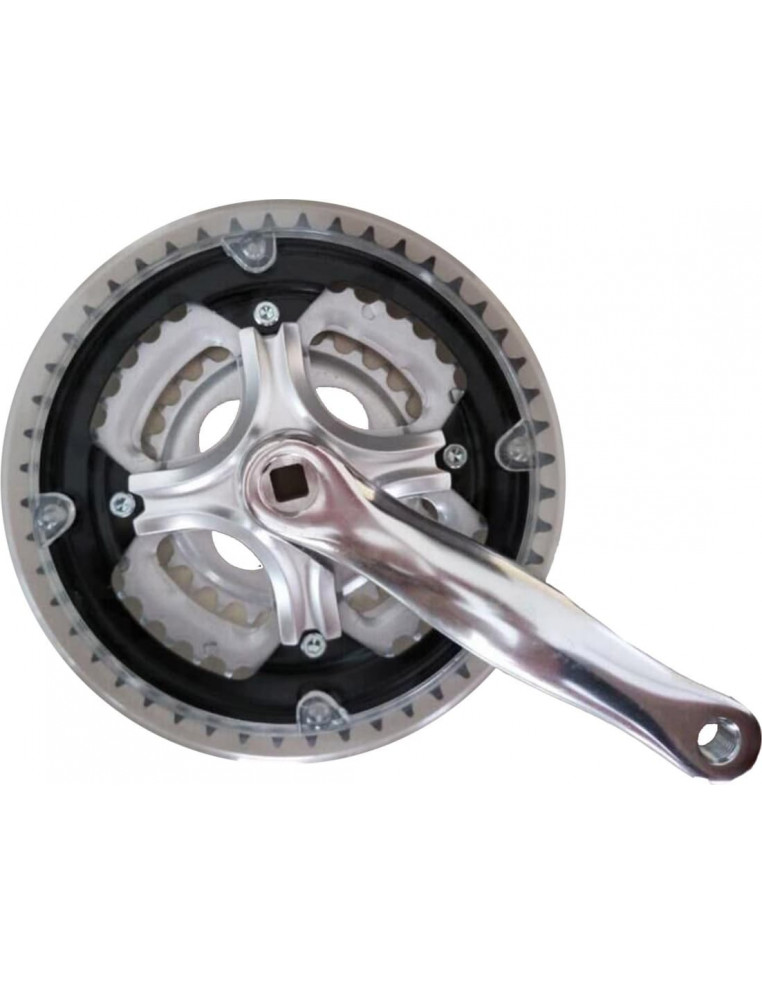 Система 170мм, под квадрат, 9/16", алюм., черный (24/34/42T) CW 87 black 2000014398139 Запчасти для велосипедов VS 1 650 ₽