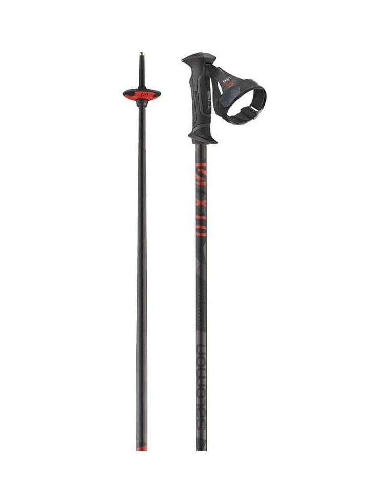 Палки горнолыжные SALOMON X10 ERGO S3 BLACK/RED 130 cm 2200000021472 Горнолыжные палки Salomon 4 990 ₽