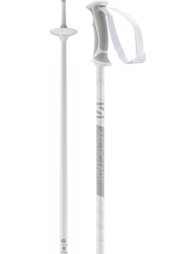 Палки горнолыжные SALOMON ARCTIC LADY White Grey 120 cm 2200000021526 Горнолыжные палки Salomon 2 290 ₽