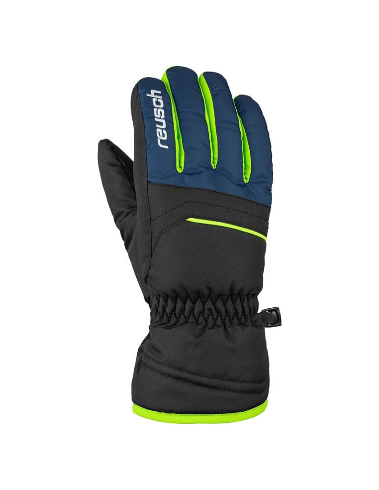 Перчатки REUSCH JR Alan Black/Dress Blue/Neon Green P:5.5 4060485238998 Перчатки Reusch 2 090 ₽