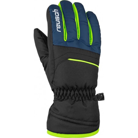 Перчатки REUSCH JR Alan Black/Dress Blue/Neon Green P:5.5 4060485238998 Перчатки Reusch 2 090 ₽