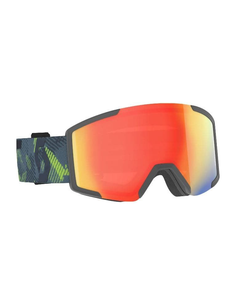 Очки SCOTT Shield + extra lens ultralime green/storm grey (enhancer red chrome) Cat.2 7615523016099 Горнолыжные очки SCOTT 8 950 ₽