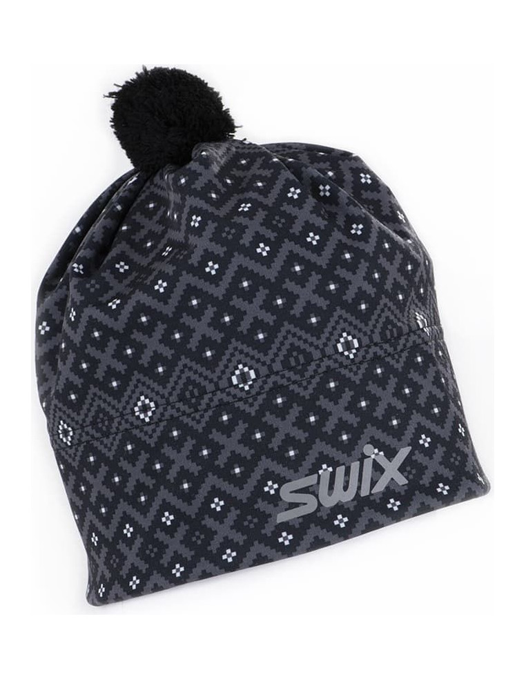 Шапка SWIX Myrene 46800/12200P стальной принт OS 7045952384771 Шапки SWIX 1 290 ₽