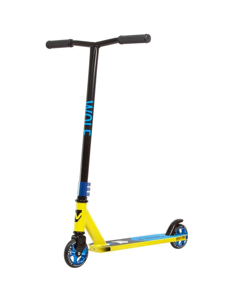 Самокат трюковый NOVATRACK WOLF алюм. max 100кг, 110мм. Лимонный 2200000024855 Трюковые самокаты Novatrack 7 390 ₽