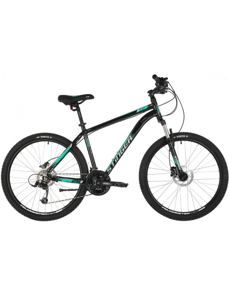 Велосипед 26" STINGER ELEMENT PRO 14" 21 скор. Зеленый 2200000025968 Велосипеды STINGER 24 390 ₽