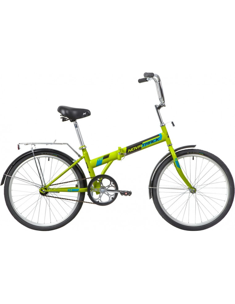 Велосипед 24" NOVATRACK Складной FTG-1 Зеленый 2200000026460 Дорожные велосипеды Novatrack 10 990 ₽