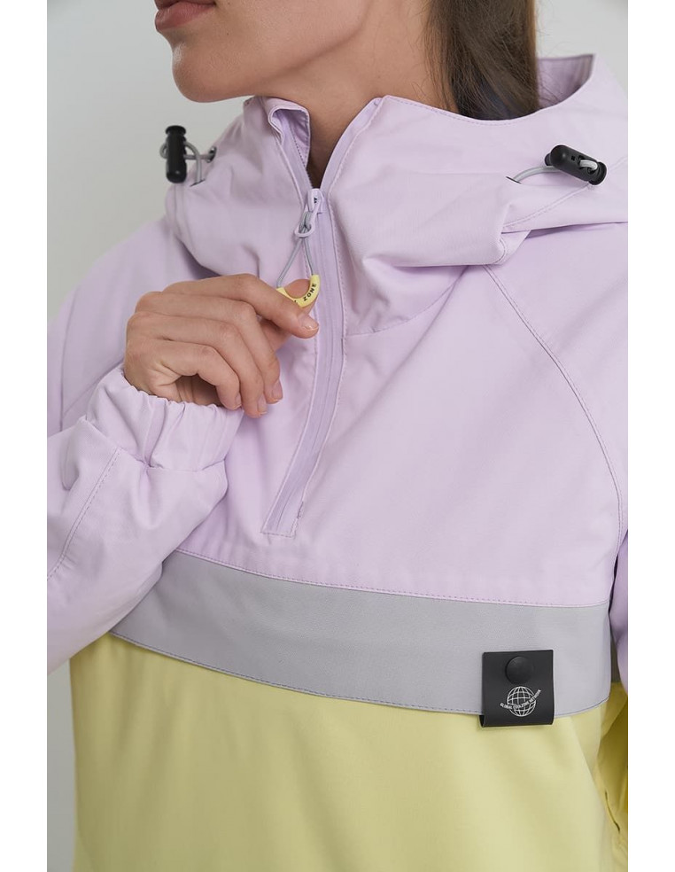 Анорак COOL ZONE CHILL лавандовый (соты)/лимонный Р:XS 1600001812900 Куртки женские COOL ZONE 12 900 ₽
