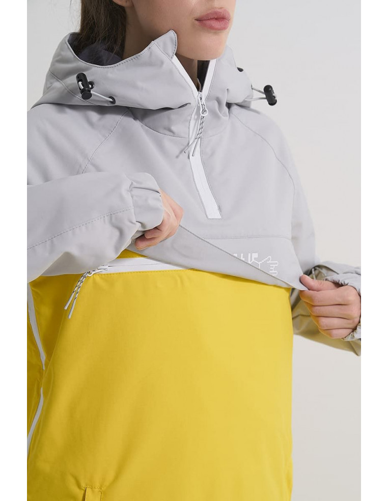 Анорак COOL ZONE MOOD холодный серый/желтый Р:XS 1600001813303 Куртки женские COOL ZONE 13 200 ₽