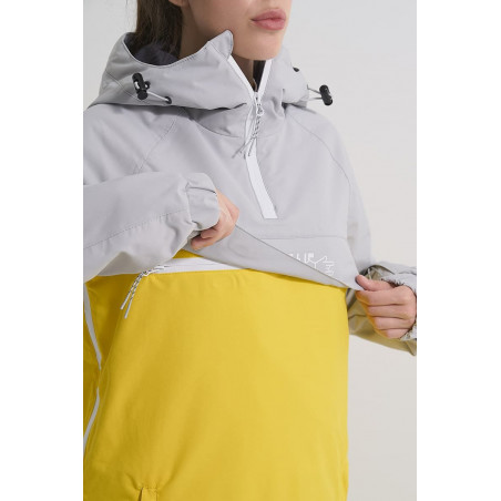 Анорак COOL ZONE MOOD холодный серый/желтый Р:S 1600001813310 Куртки женские COOL ZONE 13 200 ₽