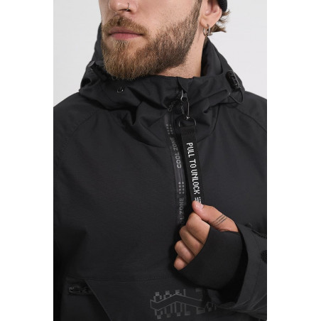 Анорак COOL ZONE PING черный S 1600001815659 Куртки COOL ZONE 14 900 ₽