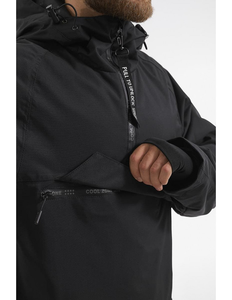 Анорак COOL ZONE PING черный S 1600001815659 Куртки COOL ZONE 14 900 ₽