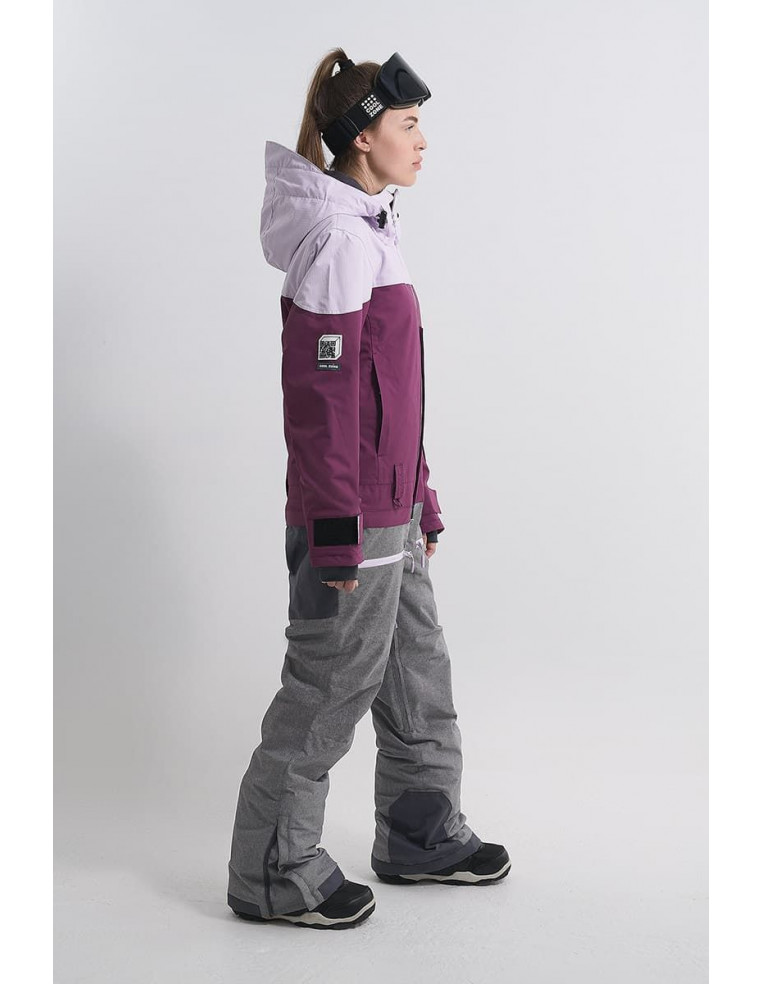 Комбинезон COOL ZONE VIBE лавандовый (соты)/бордовый/серый меланж Р:XS 1600001812658 Комбинезоны COOL ZONE 24 700 ₽