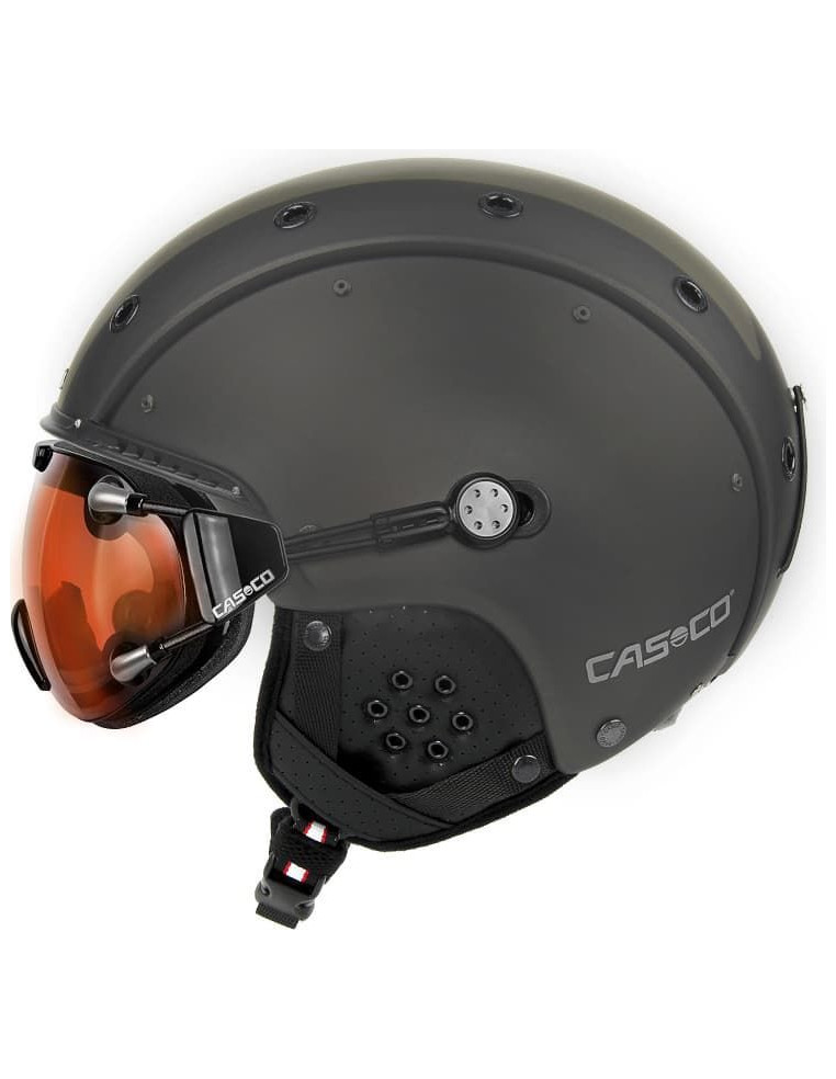 Шлем CASCO SP-3 Airwolf black L 58-62 cm + FX70 Carbonic white orange mirror 4031381713056 Горнолыжные шлемы CASCO 33 990 ₽