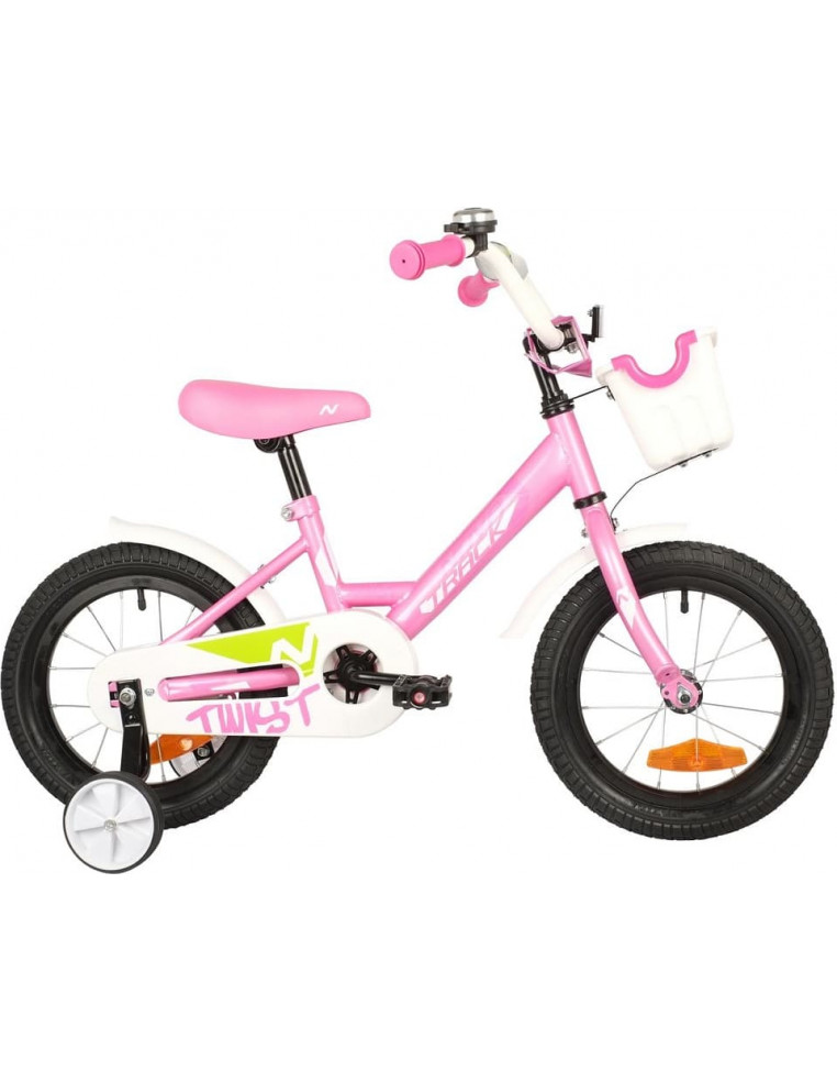 Велосипед 14" NOVATRACK TWIST Розовый 2200000030023 Детские велосипеды Novatrack 7 590 ₽