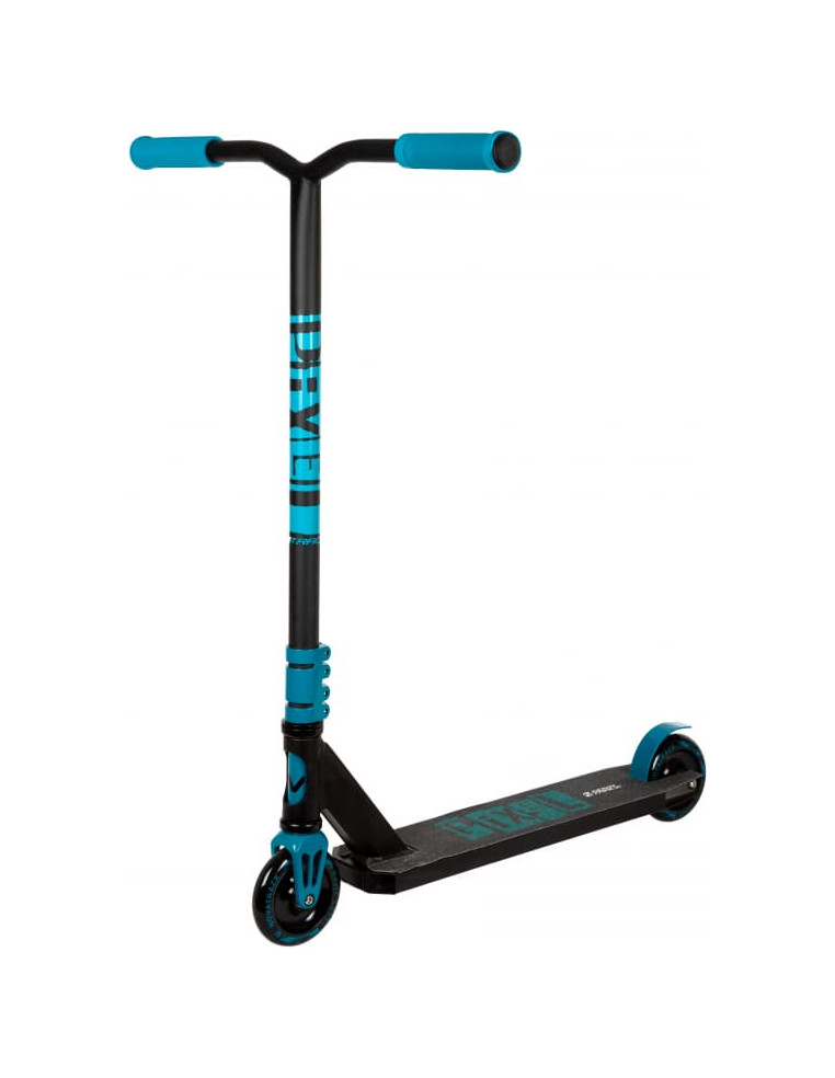 Самокат трюковый NOVATRACK PIXEL BL 110мм., max 100кг, PU 88A Черно-синий 4602010701241 Трюковые самокаты Novatrack 10 780 ₽