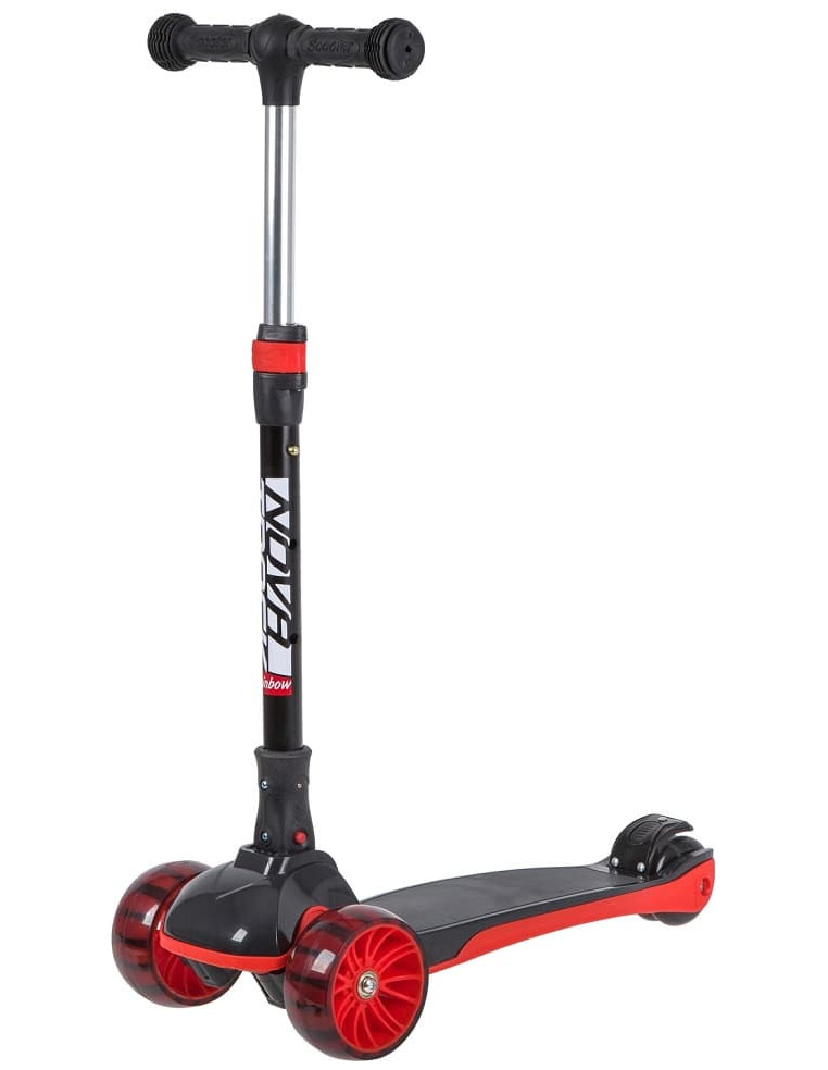 Самокат-кикборд NOVATRACK RainBow, max 60кг, 120*80мм Красный 2200000031006 Кикборды Novatrack 4 590 ₽