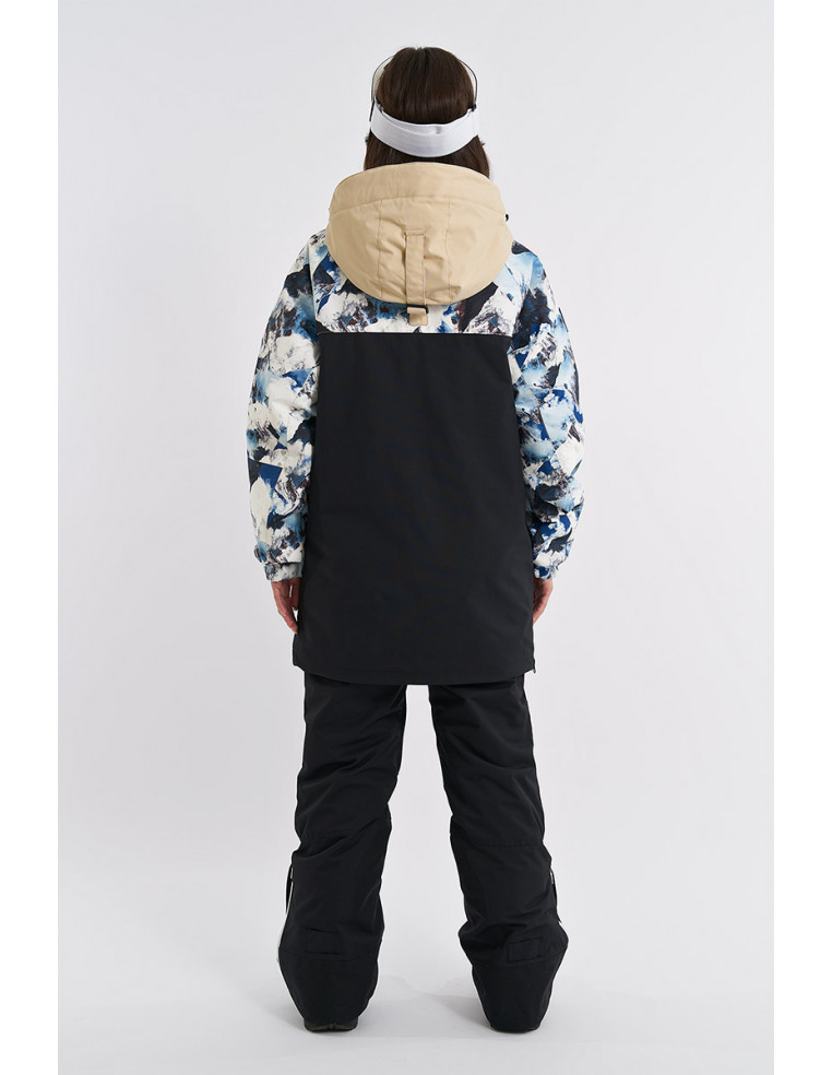 Анорак COOL ZONE PEAK бежевый/принт гора/черный Р:XS 1600001825757 Куртки женские COOL ZONE 15 900 ₽