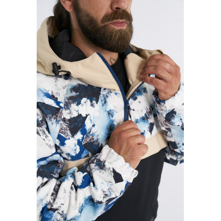 Анорак COOL ZONE PEAK бежевый/принт гора/черный Р:XS 1600001825757 Куртки женские COOL ZONE 15 900 ₽