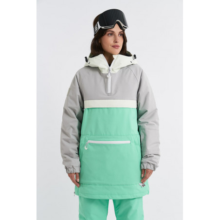 Анорак COOL ZONE PEAK белый/холодный серый/светло-мятный Р:M 1600001825894 Куртки женские COOL ZONE 15 900 ₽