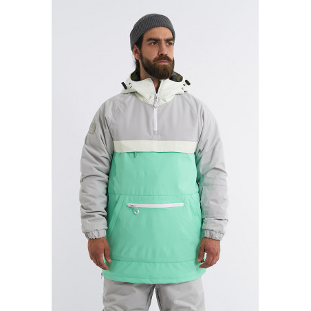Анорак COOL ZONE PEAK белый/холодный серый/светло-мятный Р:S 1600001825887 Куртки женские COOL ZONE 15 900 ₽