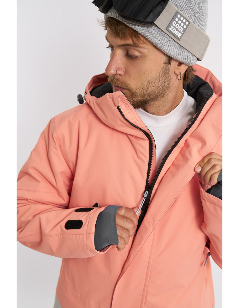 Куртка COOL ZONE POLUS персиковый/холодный серый Р:M 1600001826259 Куртки женские COOL ZONE 17 800 ₽