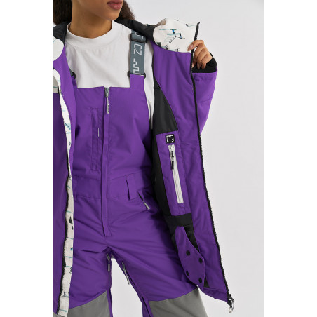 Куртка COOL ZONE YETI принт горнолыжный/пурпурный Р:XS 1600001826839 Куртки женские COOL ZONE 17 800 ₽