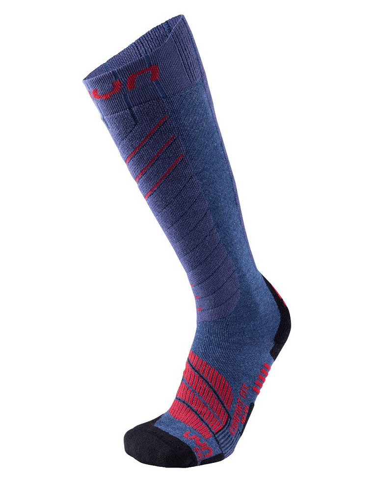 Носки UYN MS SKI COMFORT FIT MAN A201 Jeans Melange/Red Р:35-38 8054216260873 Термоноски UYN 2 790 ₽