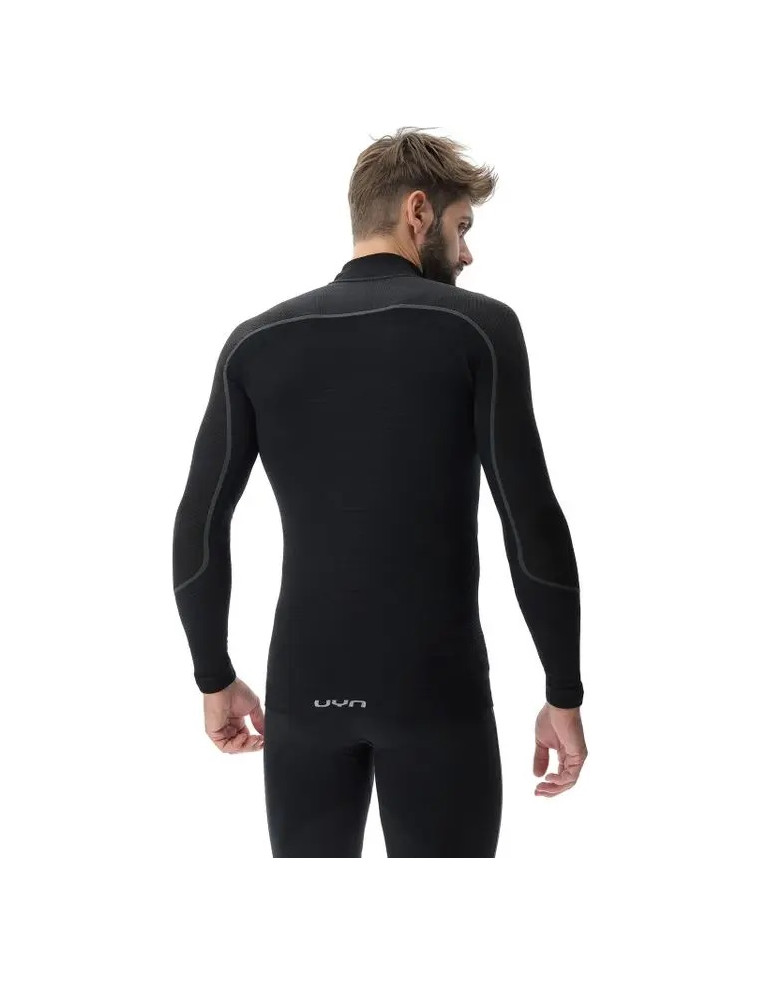 Термобелье кофта UYN MS AMBITYON UW SHIRT B466 Blackboard/Black/White S/M 8054216266554 Термобелье UYN 12 990 ₽