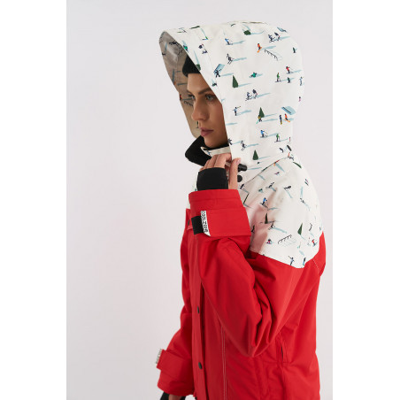 Комбинезон COOL ZONE TAIGA принт горнолыжный/красный Р:XS 1600001822237 Комбинезоны COOL ZONE 30 400 ₽