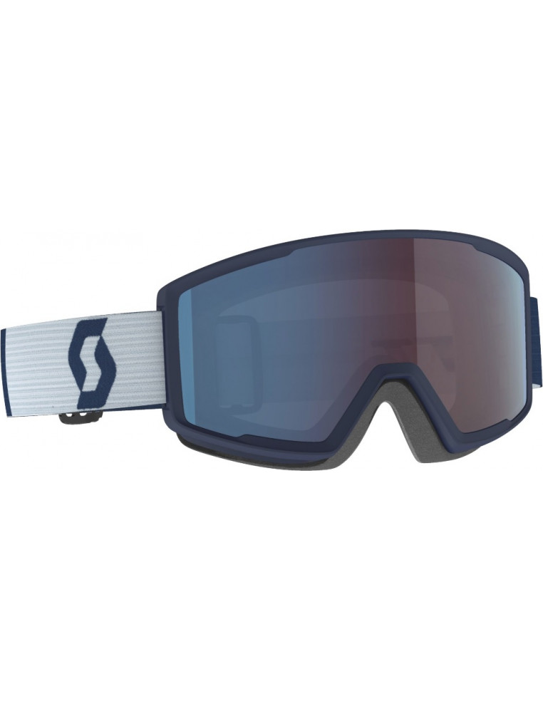 Очки SCOTT Factor pro dark blue/light grey (enhancer blue chrome) Cat.2 7615523619535 Горнолыжные очки SCOTT 8 800 ₽
