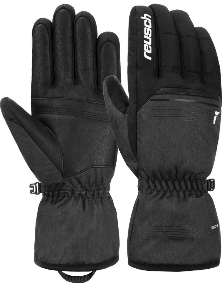 Перчатки REUSCH Snow King Black/Black Melange P:10 4060485367902 Аксессуары Reusch 2 990 ₽