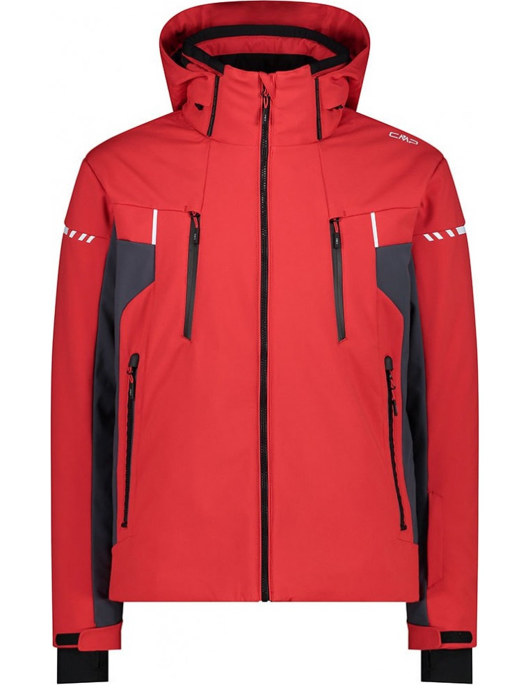 Куртка мужская CMP MAN JACKET ZIP HOOD FERRARI (Красный) P:54 8057153757772 Куртки CMP 21 970 ₽