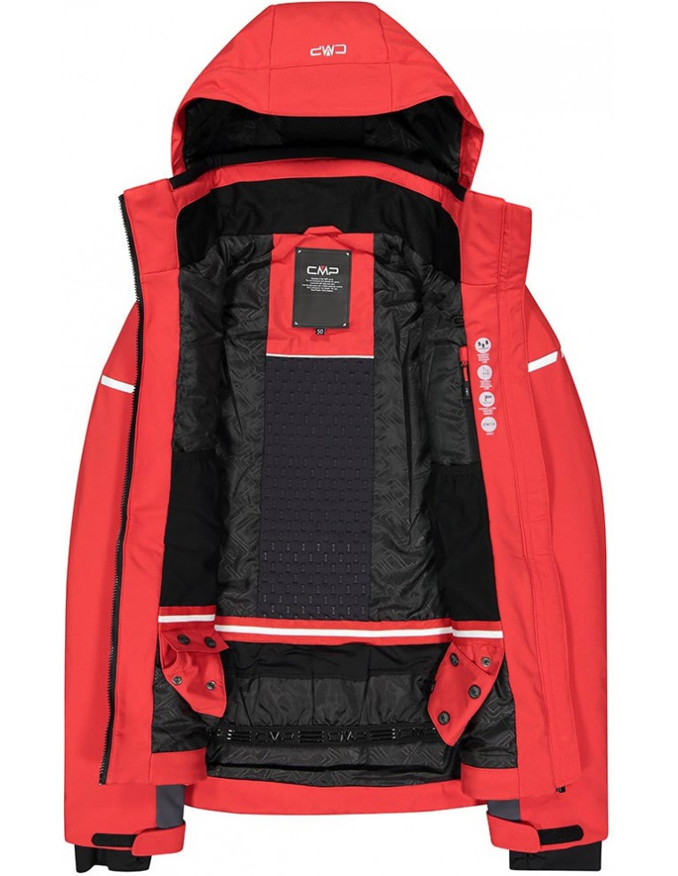Куртка мужская CMP MAN JACKET ZIP HOOD FERRARI (Красный) P:50 8057153757734 Куртки CMP 21 970 ₽