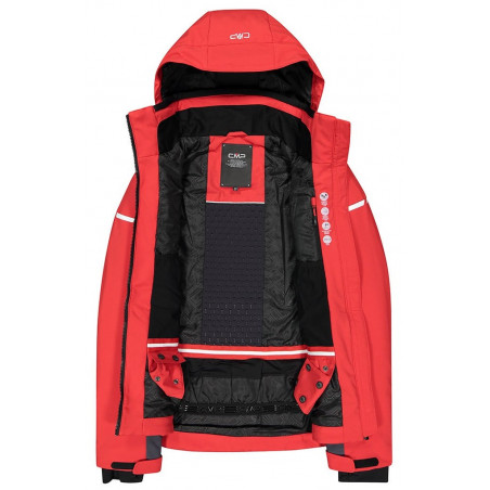 Куртка мужская CMP MAN JACKET ZIP HOOD FERRARI (Красный) P:54 8057153757772 Куртки CMP 21 970 ₽