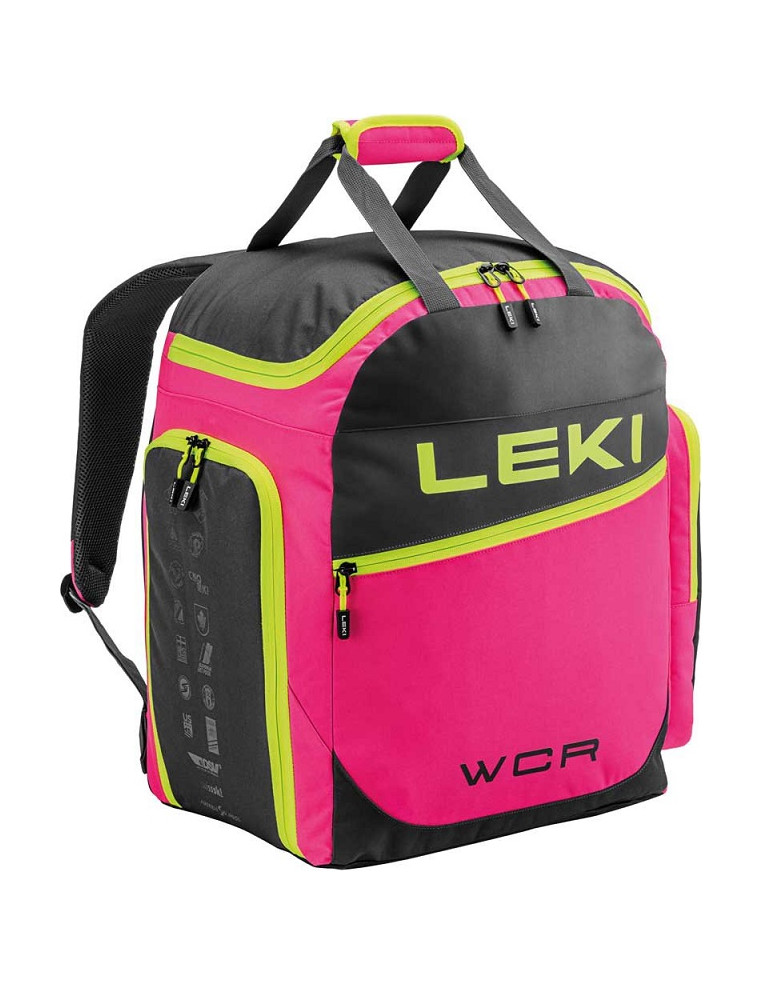 Сумка LEKI ALPINO WCR 60L Boots Bag Neonpink/Black/Neonyellow 4028173285372 Сумки LEKI 8 590 ₽