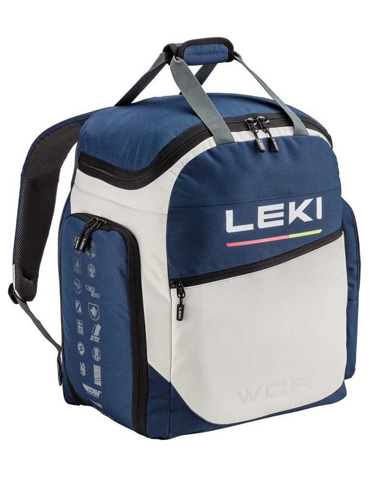 Сумка LEKI ALPINO WCR 60L Boots Bag Dark Denim/Poppy Red/Dawn Blue 4028173285877 Сумки LEKI 8 590 ₽