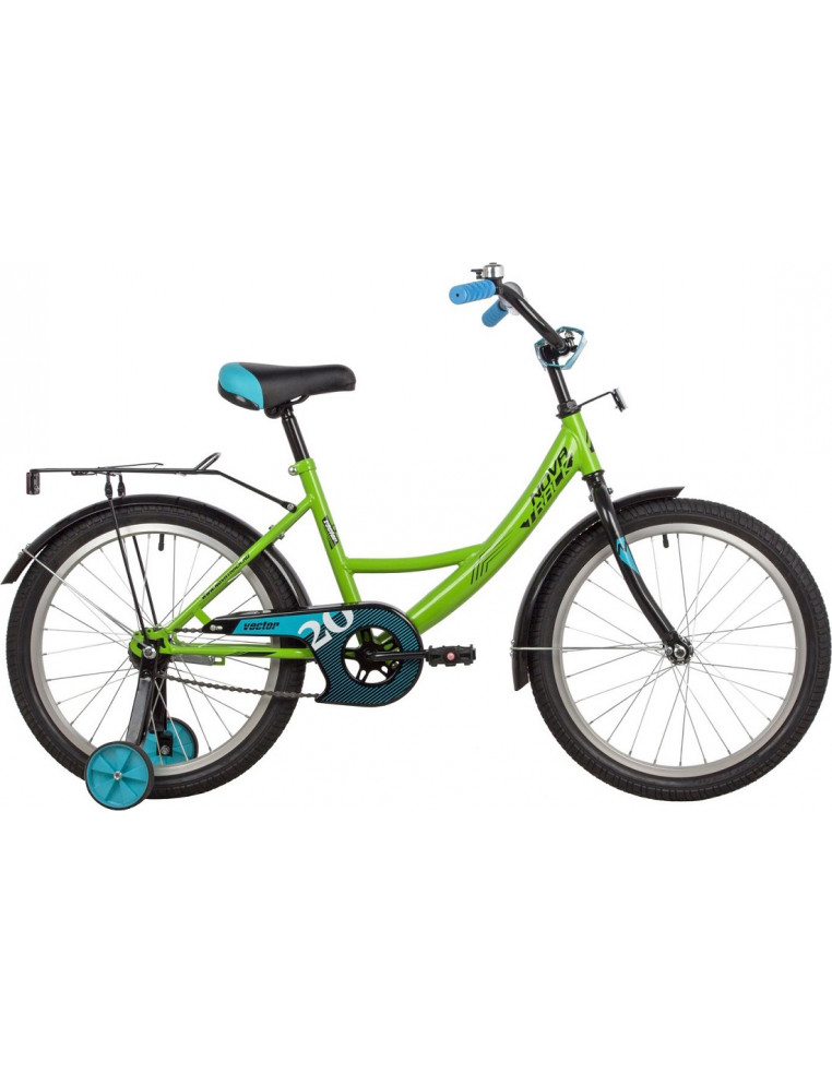 Велосипед 20" NOVATRACK VECTOR Лаймовый 2200000036339 Детские велосипеды Novatrack 10 980 ₽